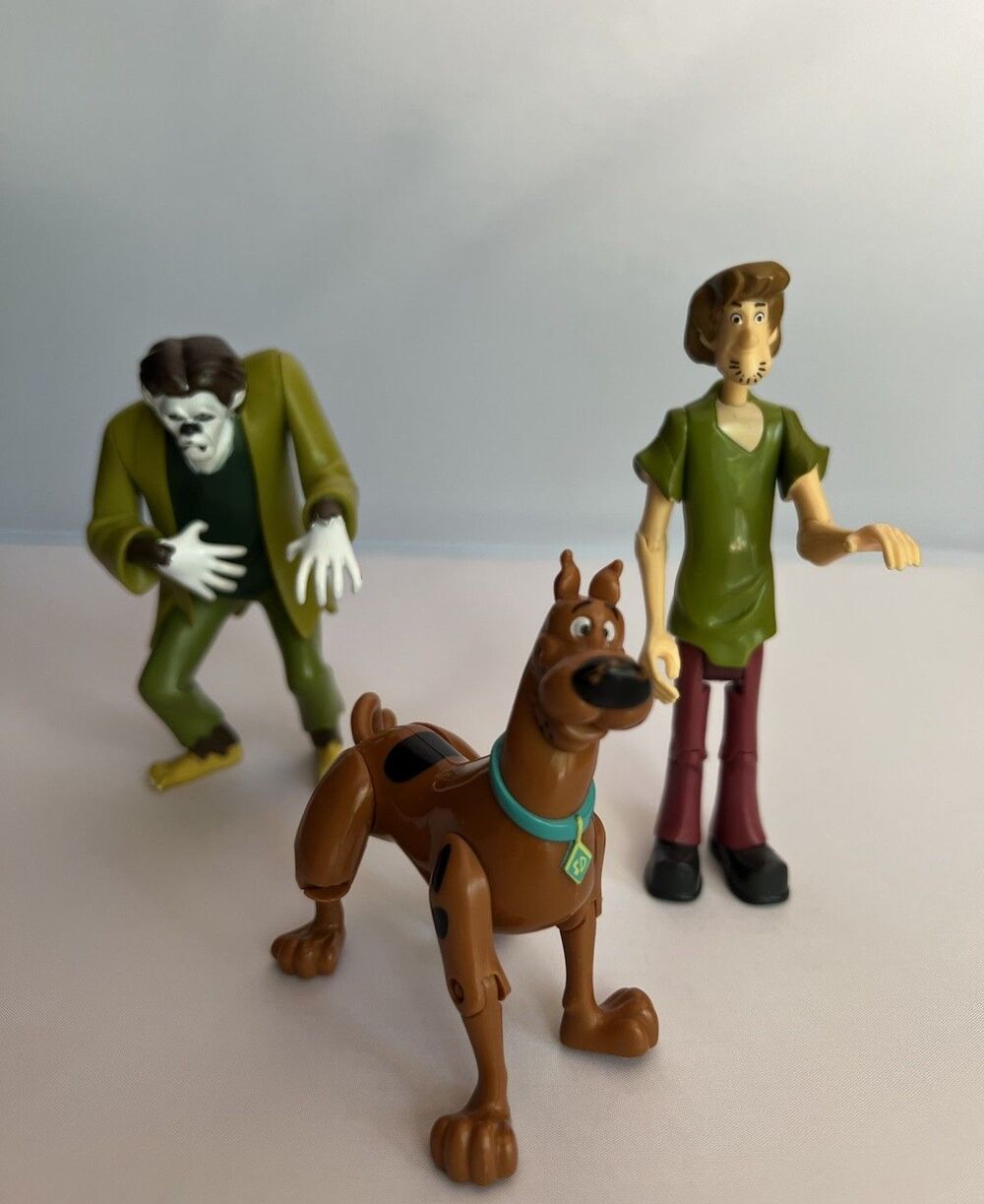 Scooby-Doo Shaggy, Scooby Doo and Wolfman Action Figure Set